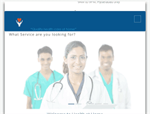 Tablet Screenshot of healthathomes.com